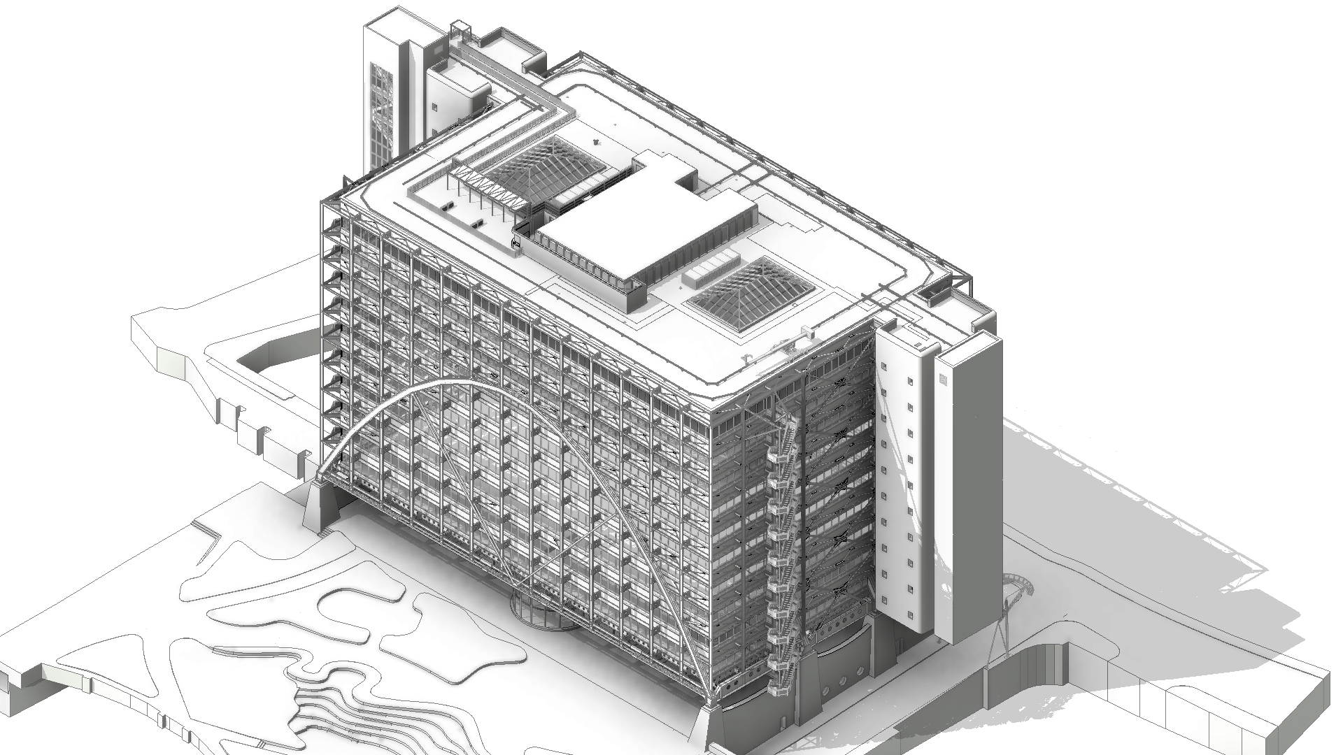Crecimiento vertical de un edificio con modelo LOD 350 en Londres
